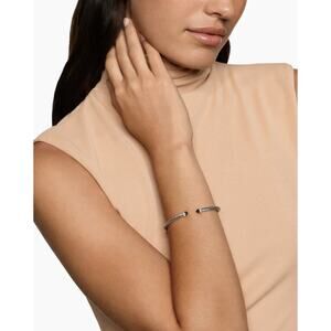 David Yurman Cable Flex Bracelet Black Onyx and Diamonds 4mm
